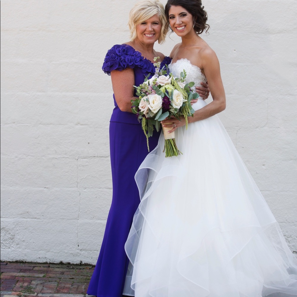 Royal Purple Mother-of-the-Bride Dress